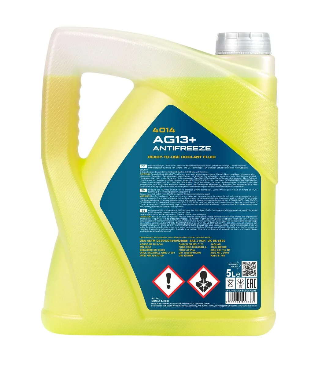 MANNOL® - MN40145 - Kuehlerschutz AG13+ (-40) Advanced 5L