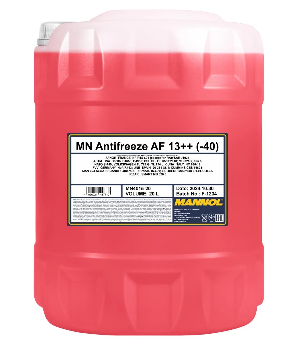 MANNOL® - MN401520 - Frostschutzmittel AF13++ (-40) 20L