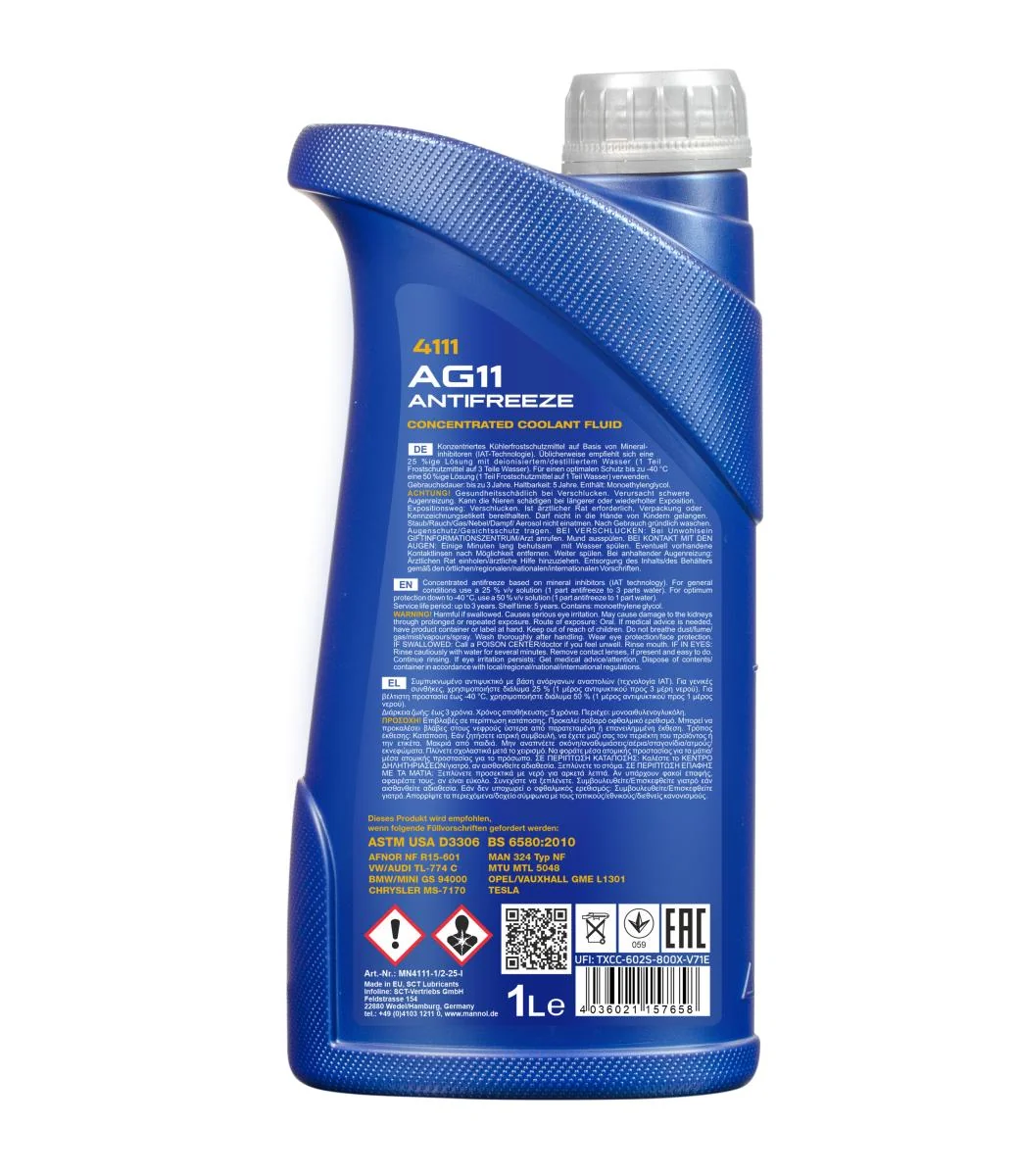 MANNOL® - MN41111 - Frostschutzmittel AG11 Longterm 1L