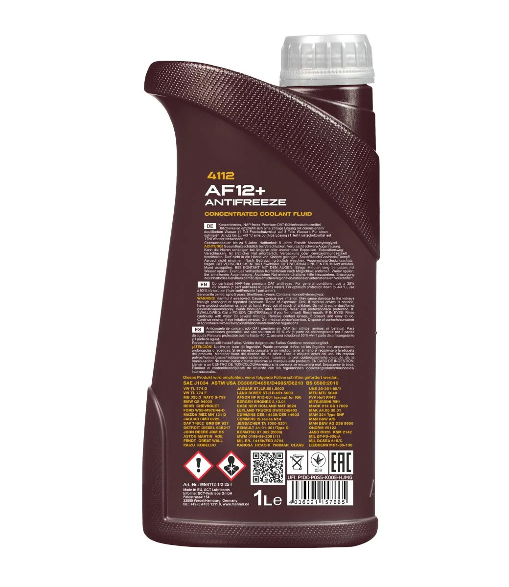 MANNOL® - MN41121 - Frostschutz AF12+ Longlife 1L