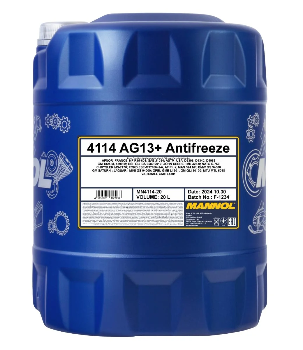 MANNOL® - MN411420 - Frostschutzmittel AG13+ Advanced 20L