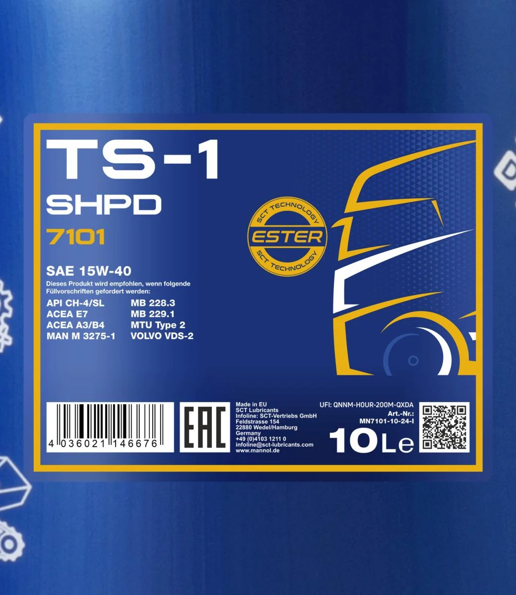 MANNOL® - MN710110 - TS-1 SHPD 15W-40 10L