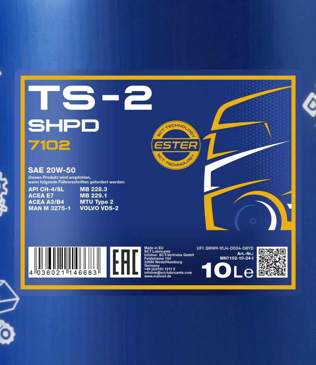 MANNOL® - MN710210 - TS-2 SHPD 20W-50 10L