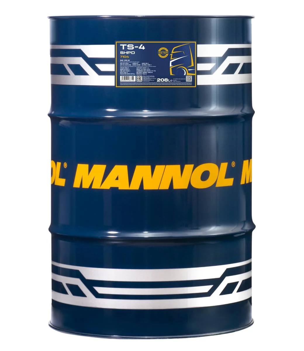 MANNOL® - MN7104DR - TS-4 SHPD 15W-40 Extra 208L