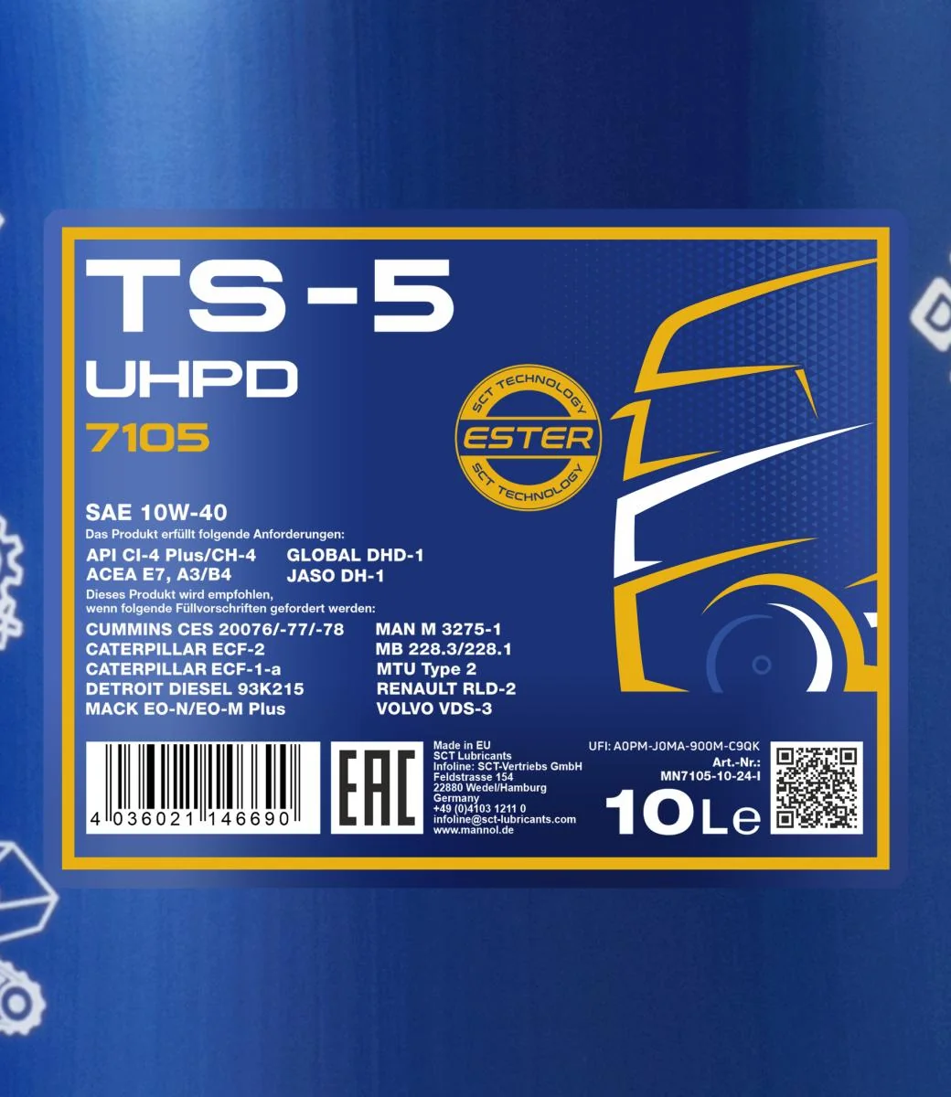 MANNOL® - MN710510 - TS-5 UHPD 10W-40 10L