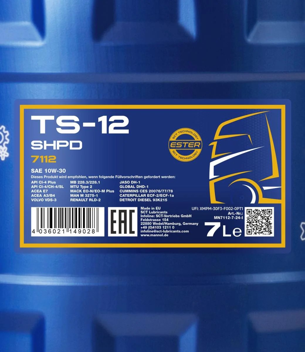 MANNOL® - MN71127 - TS-12 10W-30 7L