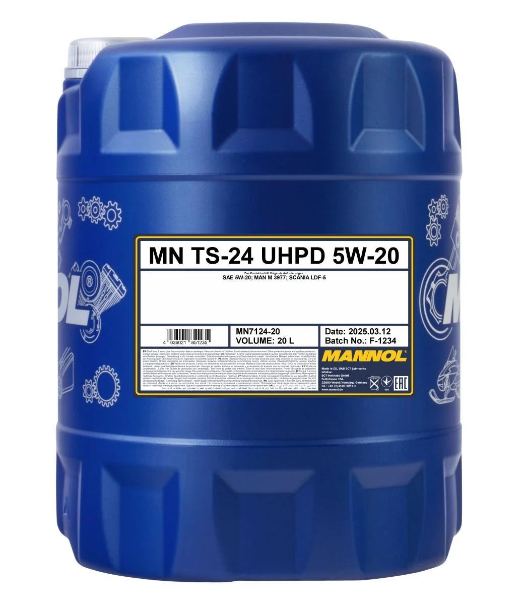 MANNOL® - MN712420 - TS-24 UHPD 5W-20 20L