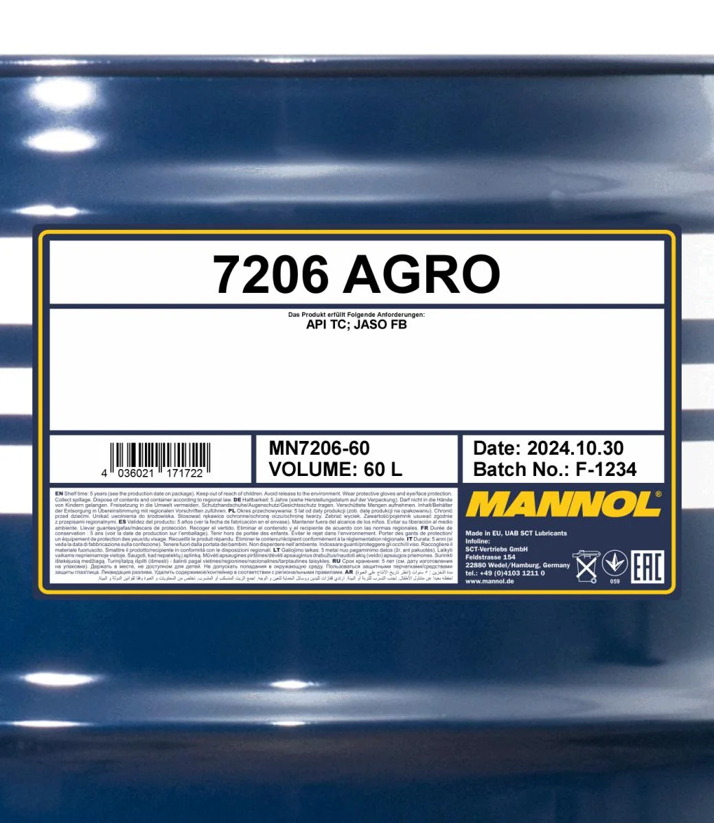MANNOL® - MN720660 - Agro 60L