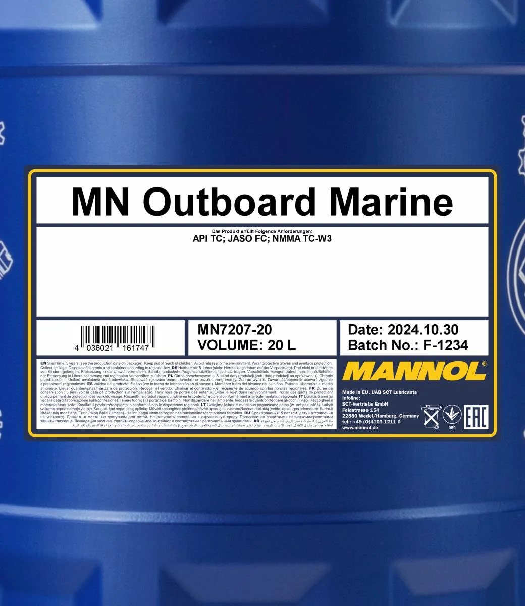 MANNOL® - MN720720 - Aussenborder-Motorenoel 20L
