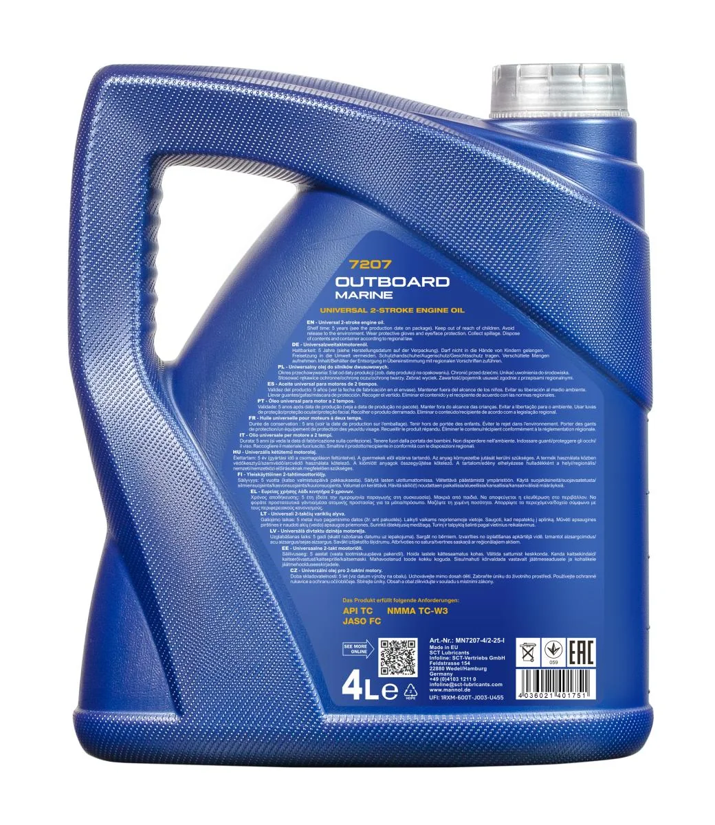 MANNOL® - MN72074 - Aussenborder-Motorenoel 4L