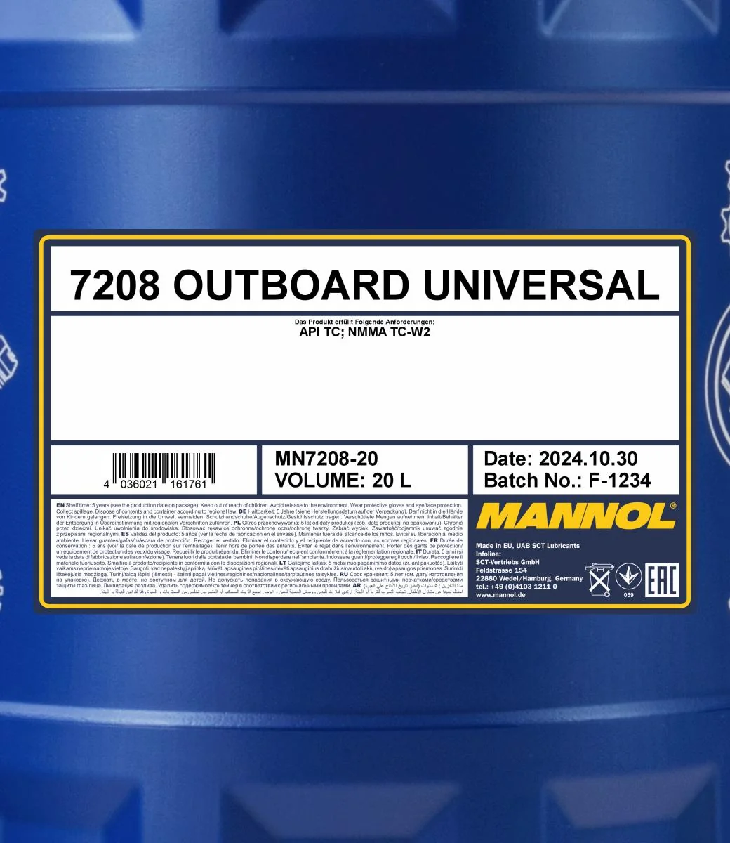 MANNOL® - MN720820 - Aussenborder Universal 20L