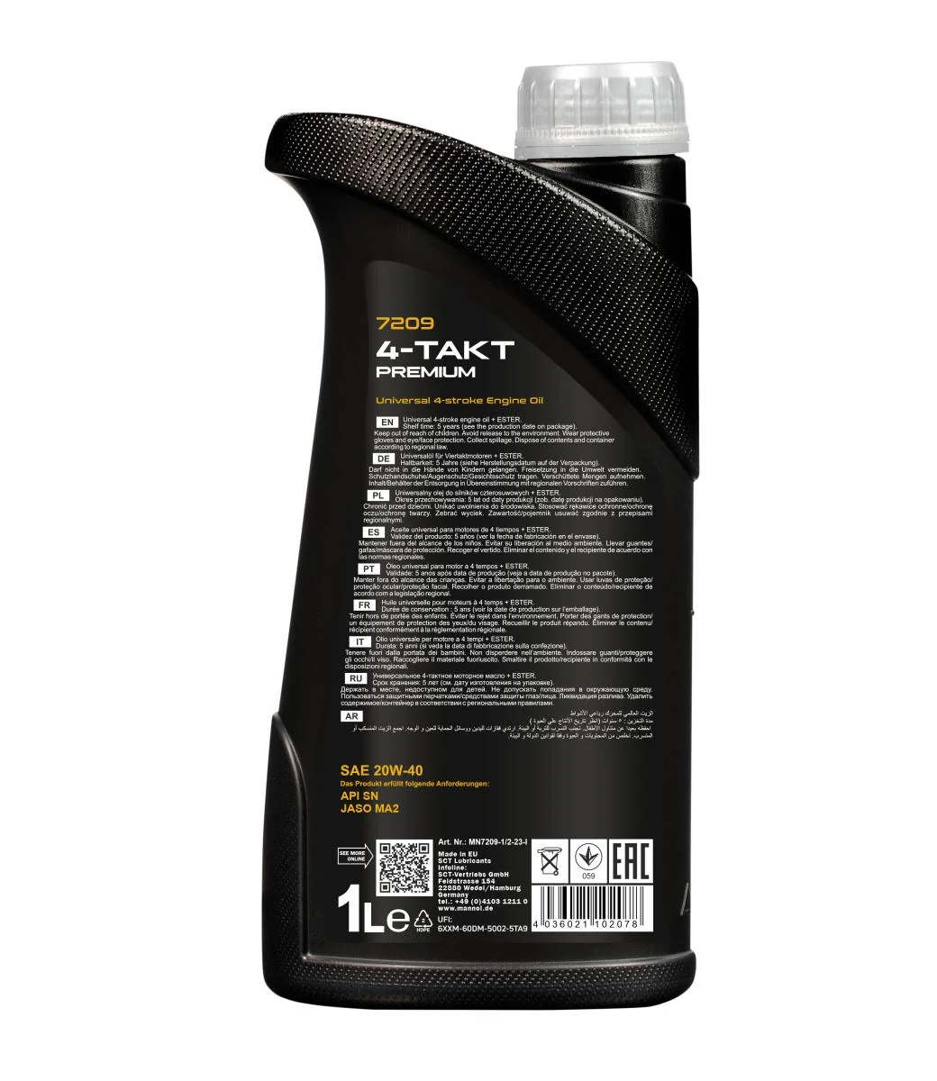 MANNOL® - MN72091 - 7209 4-Takt Premium 20W-40 1L