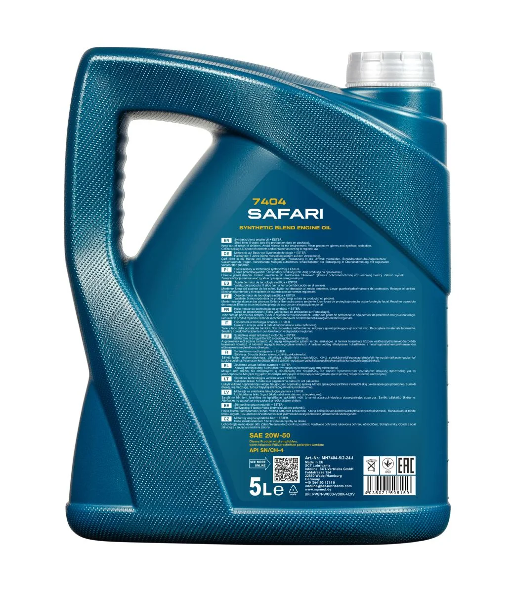MANNOL® - MN74045 - Safari 20W-50 5L