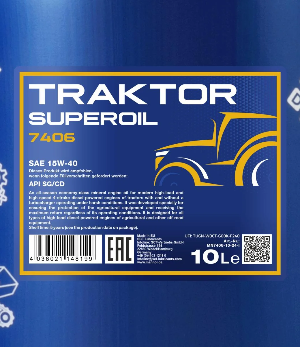 MANNOL® - MN740610 - Traktor Superoel 15W-40 10L
