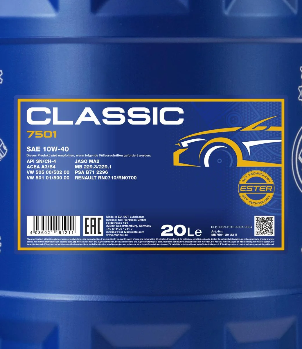 MANNOL® - MN750120 - Classic 10W-40 20L