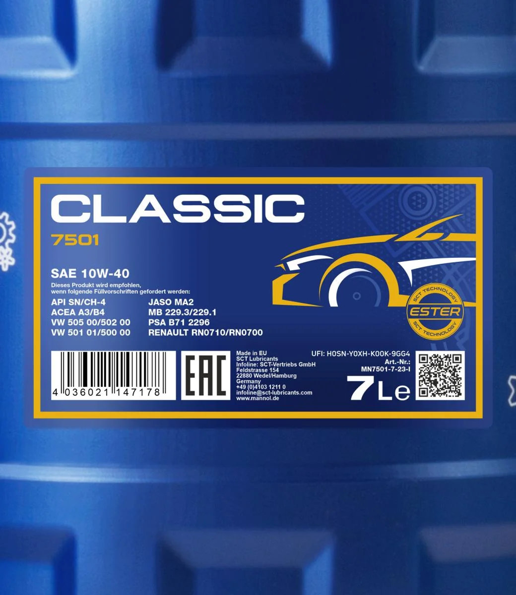 MANNOL® - MN75017 - Classic 10W-40 7L