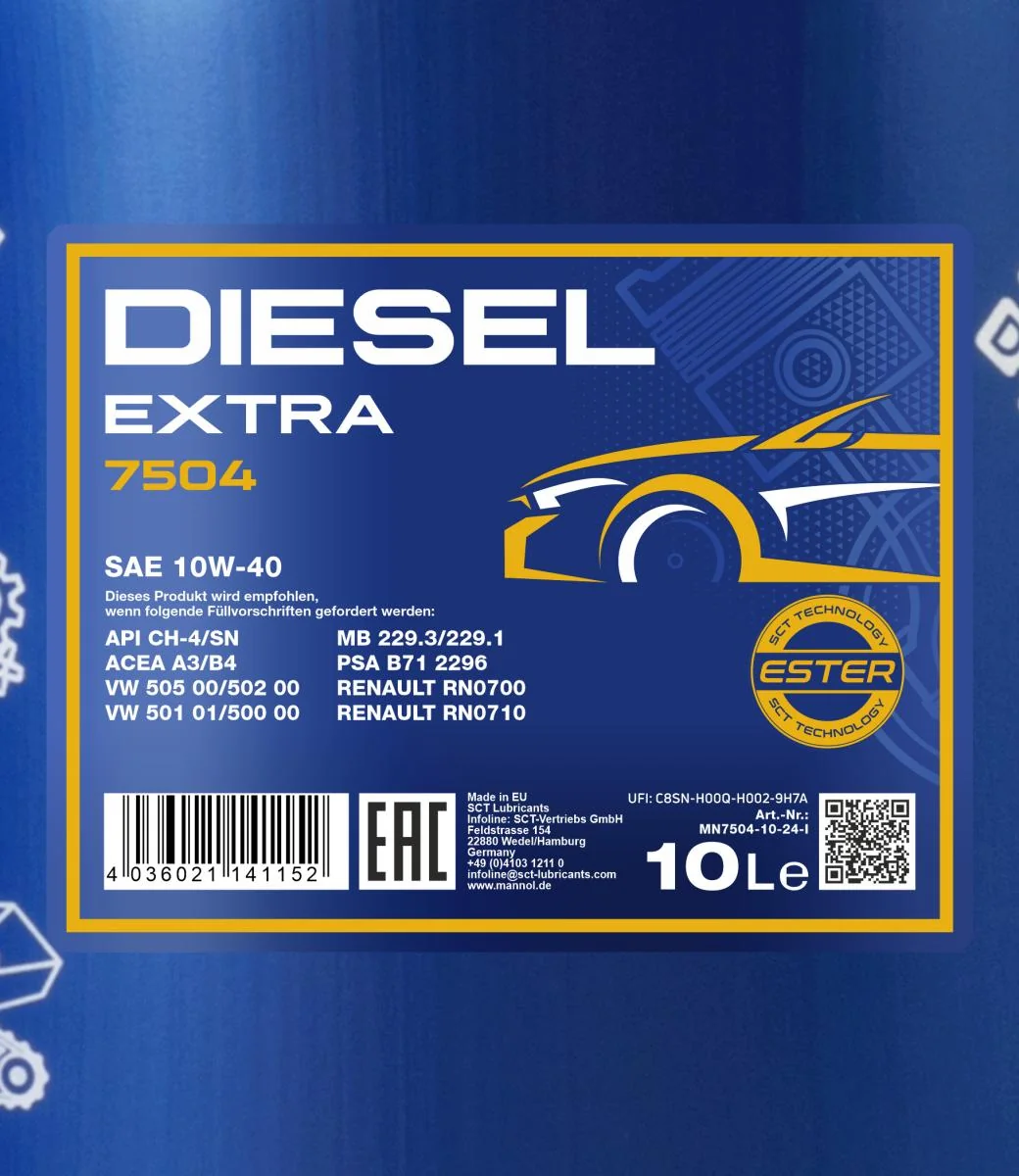 MANNOL® - MN750410 - Diesel Extra 10W-40 10L