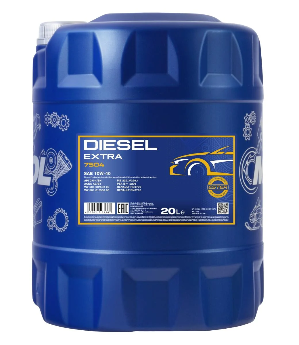 MANNOL® - MN750420 - Diesel Extra 10W-40 20L