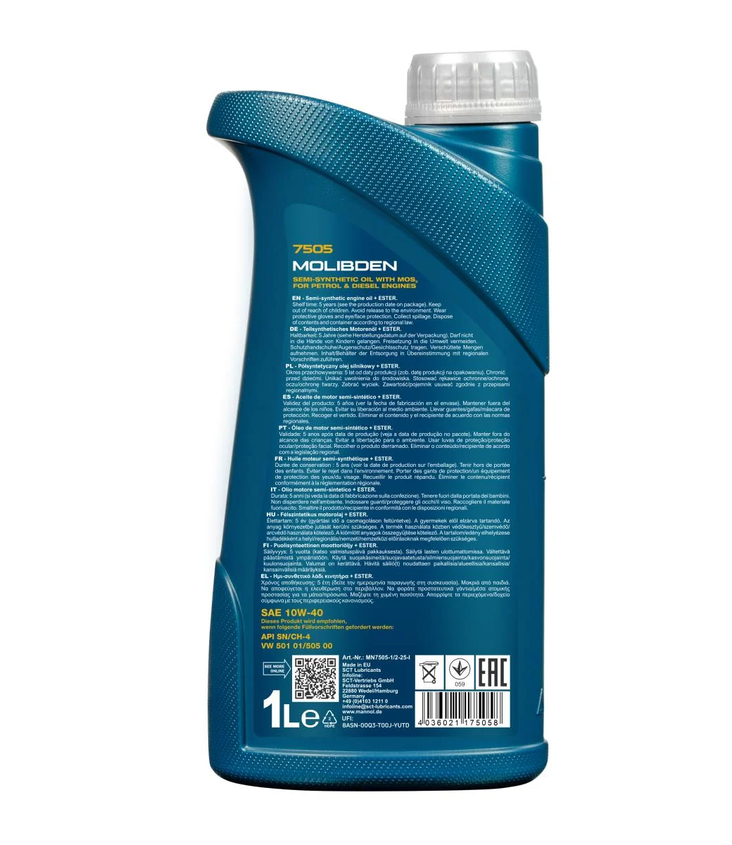 MANNOL® - MN75051 - Molybdän 10W-40 7505 1L