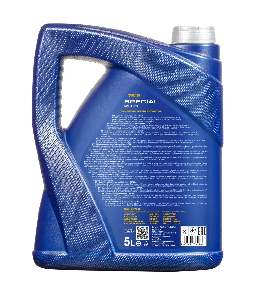 MANNOL® - MN75125 - 7512 Special Plus 10W-30 5L