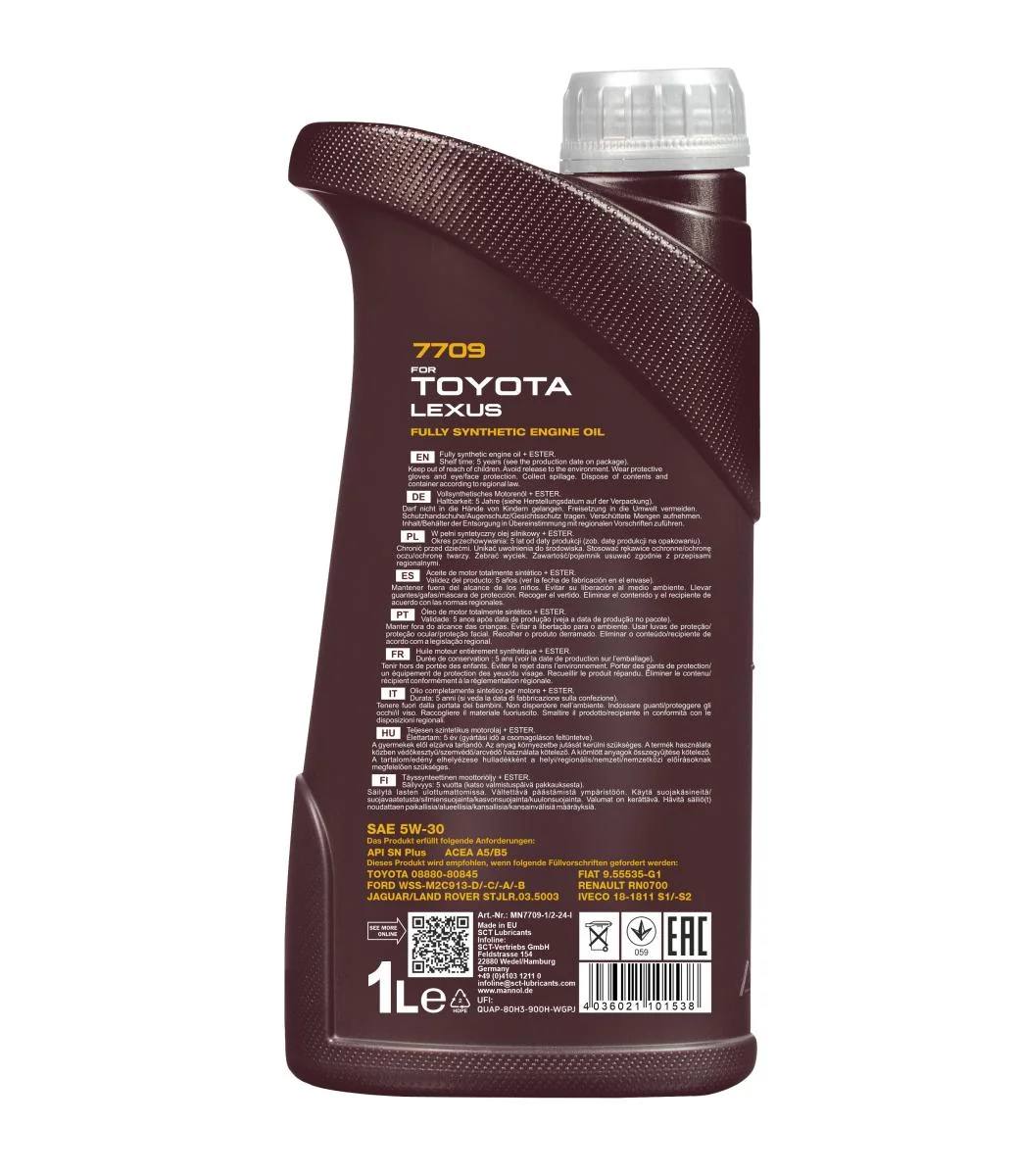 MANNOL® - MN77091 - 7709 Für Toyota Lexus 5W-30 1L
