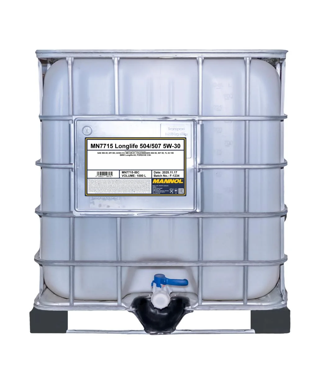 MANNOL® - MN7715IBC - 7715 Longlife 504/507 5W-30 1000L
