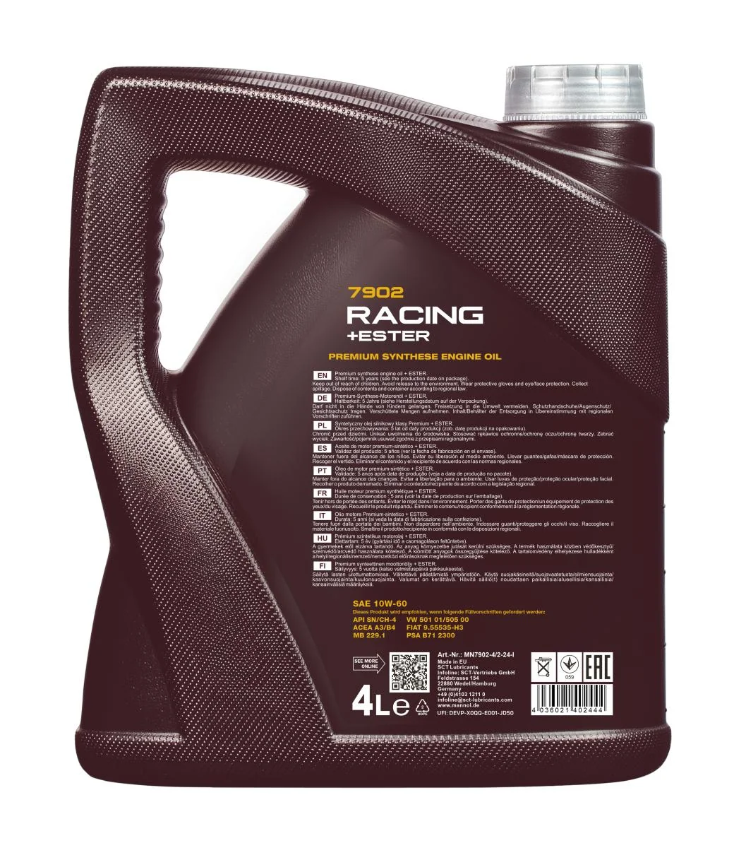 MANNOL® - MN79024 - Racing+Ester 10W-60 4L