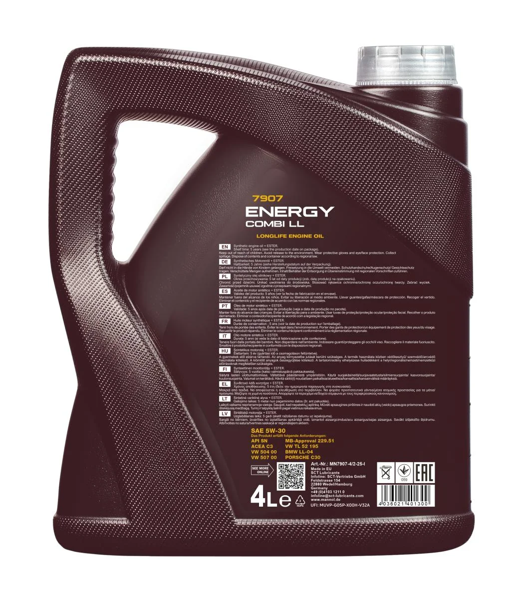 MANNOL® - MN79074 - Energy Combi LL 5W-30 4L