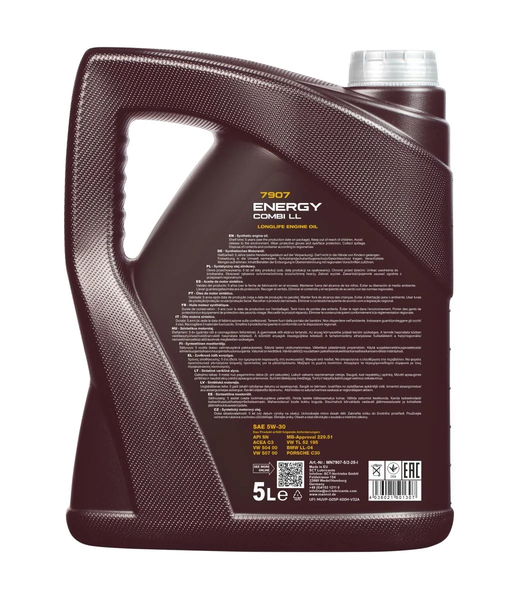MANNOL® - MN79075 - Energy Combi LL 5W-30 5L