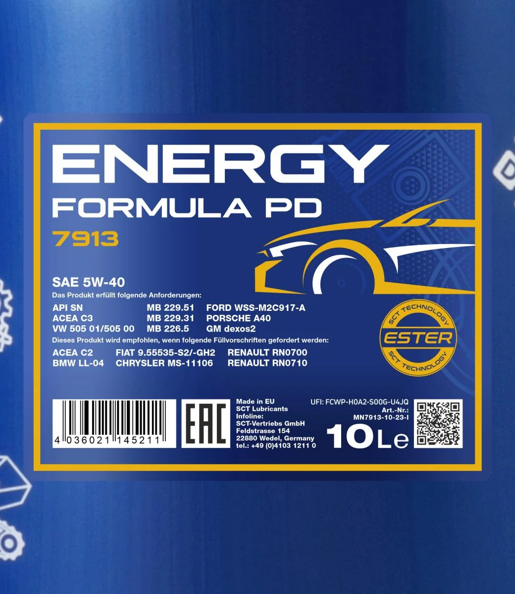 MANNOL® - MN791310 - Energy Formula PD 5W-40 10L