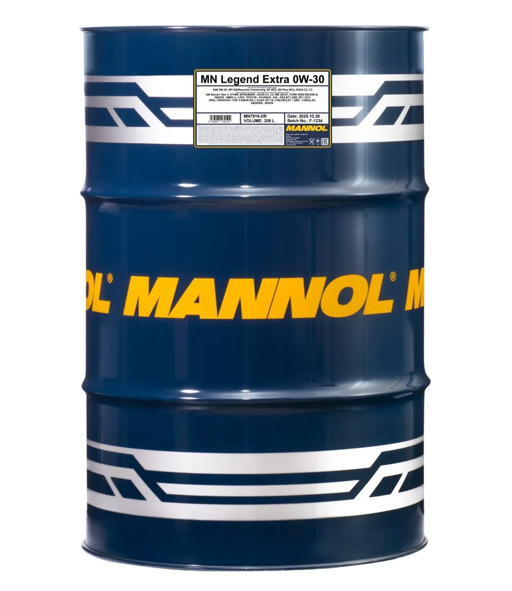 MANNOL® - MN7919DR - Legend Extra 0W-30 208L