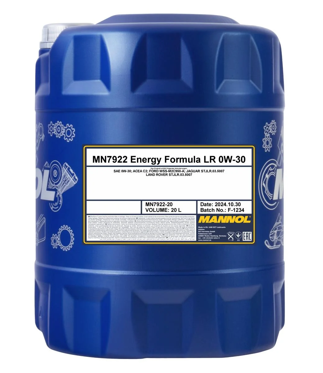 MANNOL® - MN792220 - Energy Formula LR 0W-30 20L