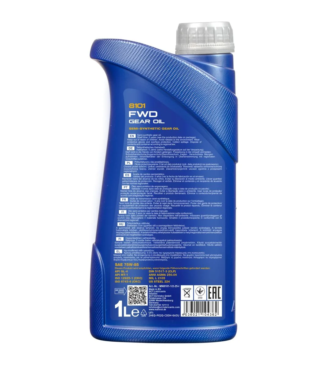 MANNOL® - MN81011 - Frontantrieb 75W-85 GL-4 1L