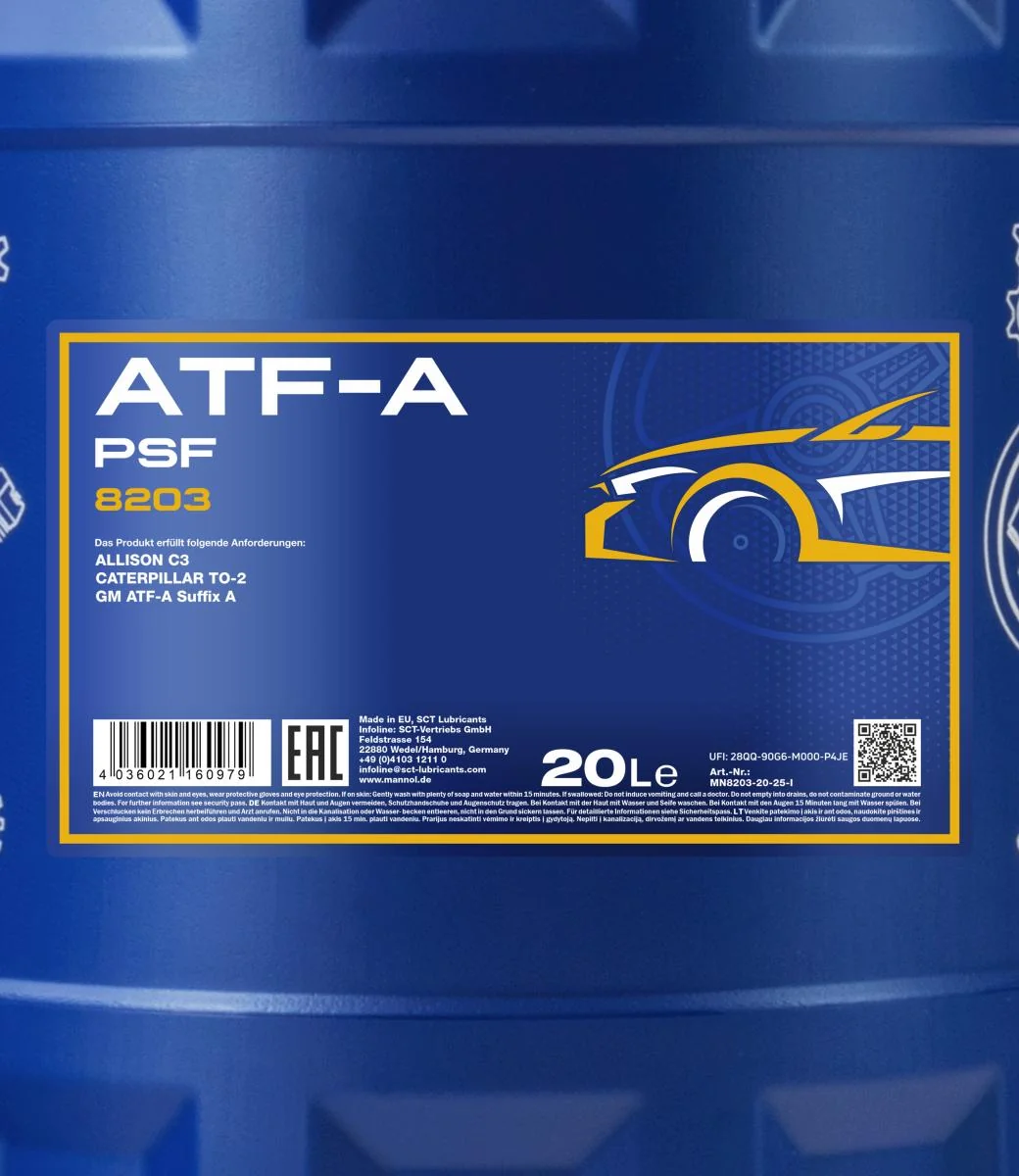 MANNOL® - MN820320 - ATF-A / PSF 20L