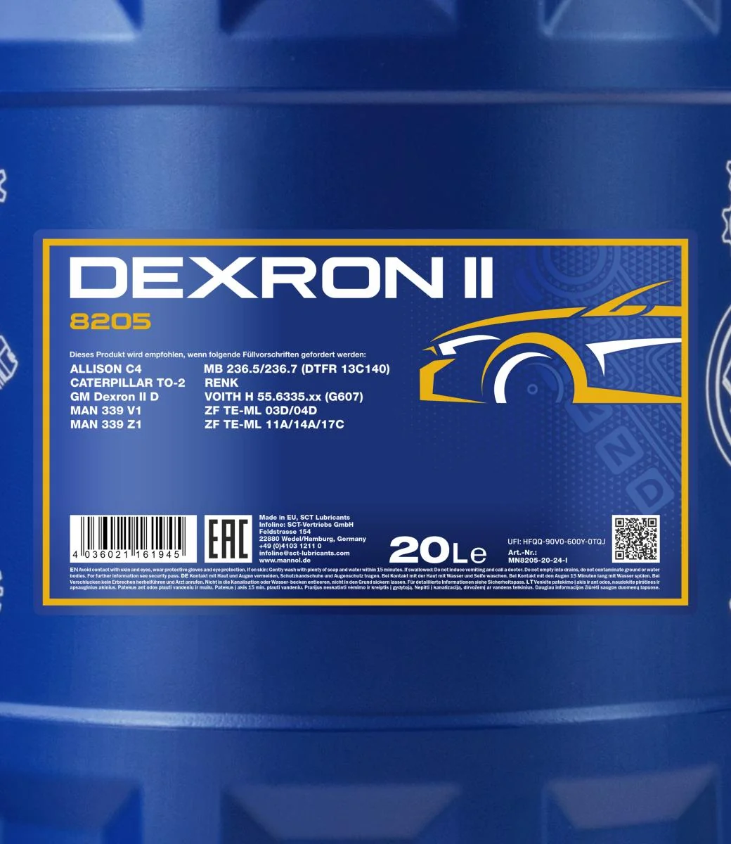 MANNOL® - MN820520 - Automatik ATF Dexron II 20L
