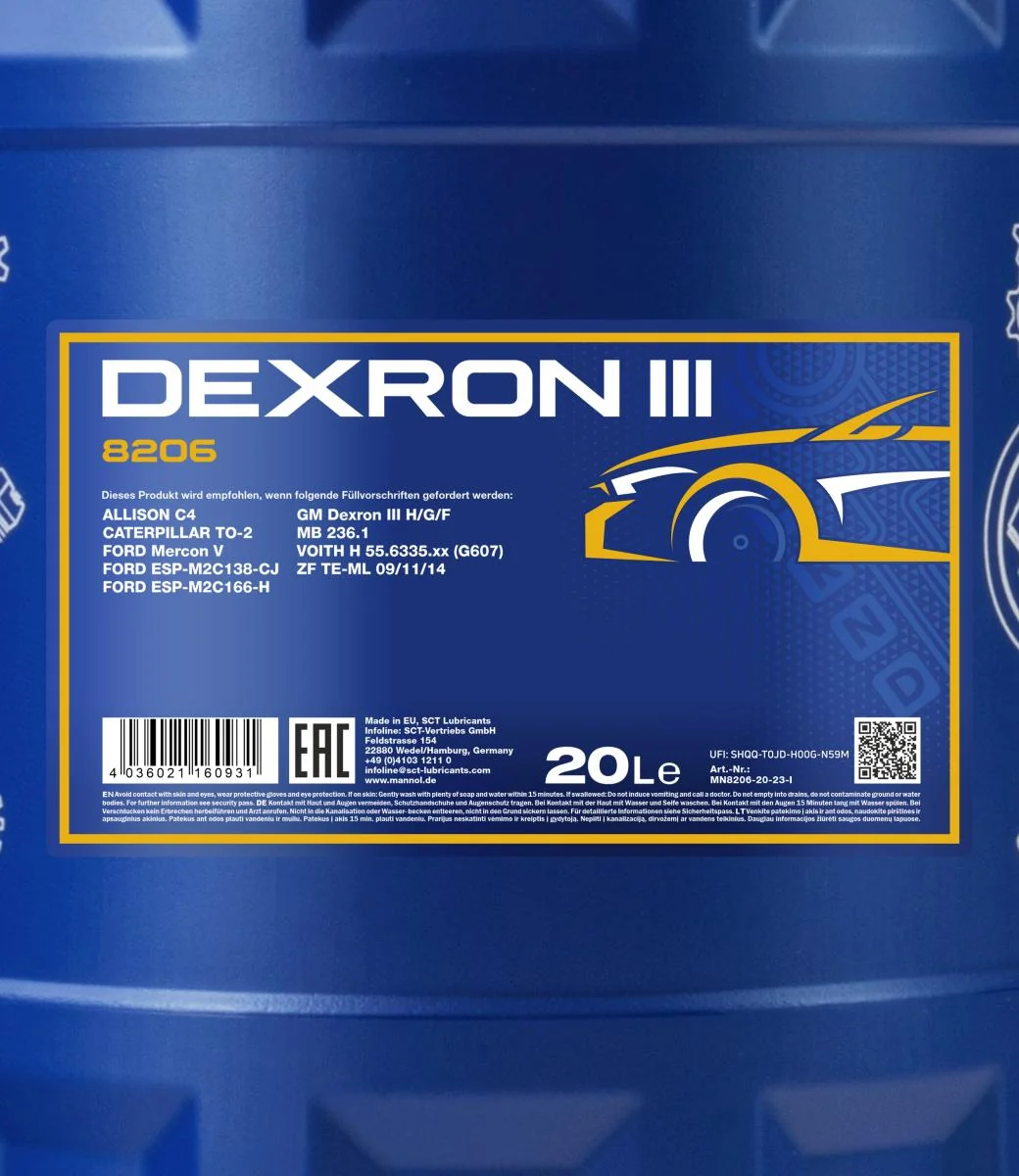MANNOL® - MN820620 - Automatik Plus ATF DIII 20L