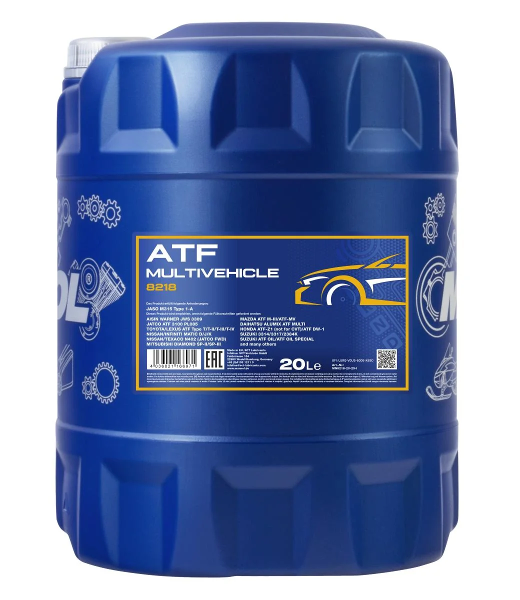 MANNOL® - MN821820 - ATF Multivehicle JWS 3309 20L