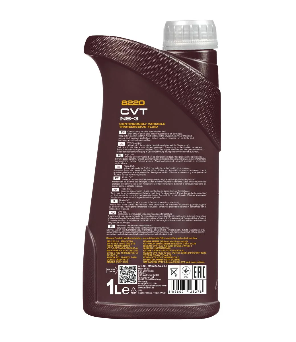MANNOL® - MN82201 - 8220 ATF CVT NS-3 1L