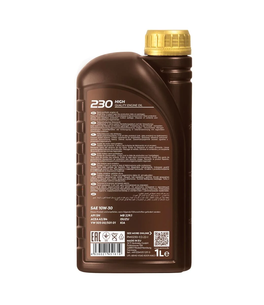 PEMCO - PM02301 - 230 10W-30 1l