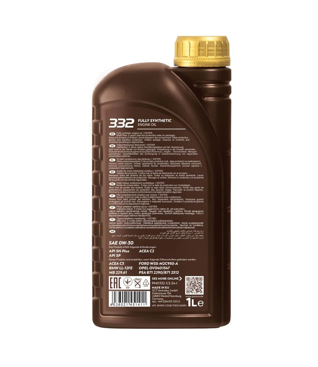 PEMCO - PM03321 - 332 0W-30 1L