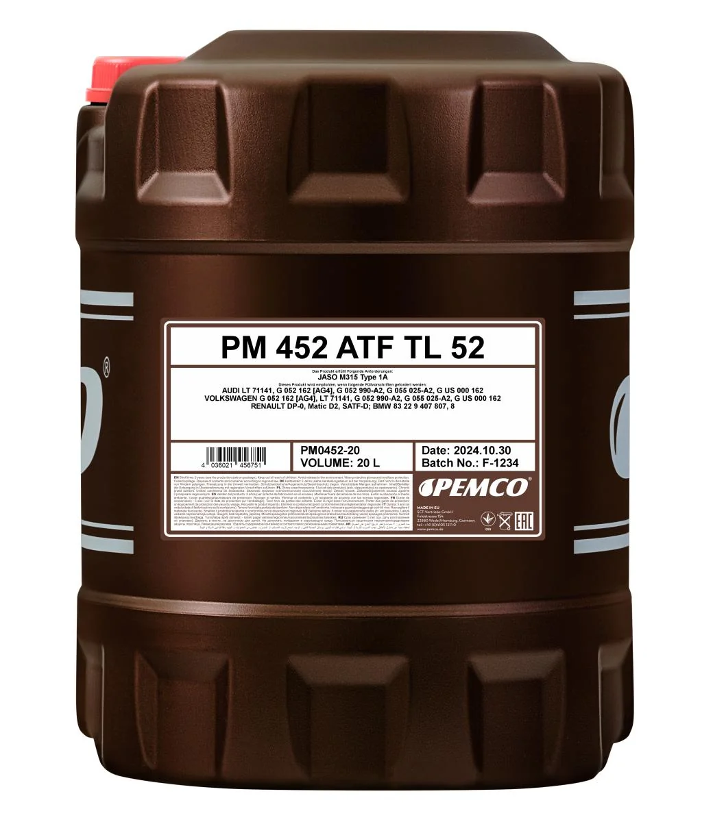 PEMCO - PM045220 - 452 ATF TL 52 20L