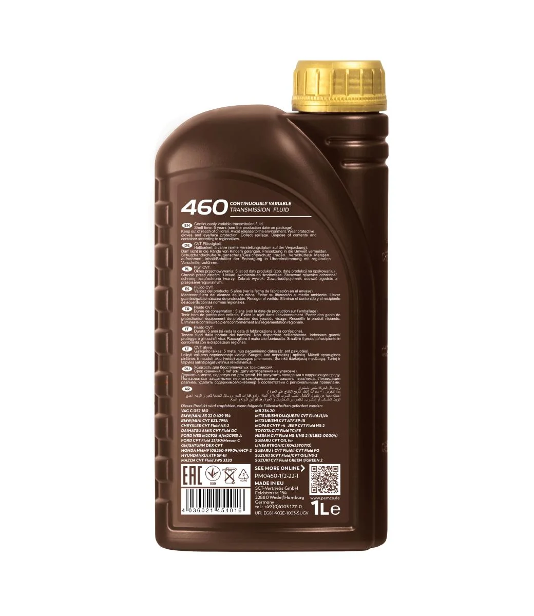 PEMCO - PM04601 - 460 CVT-Fluid 1 Liter