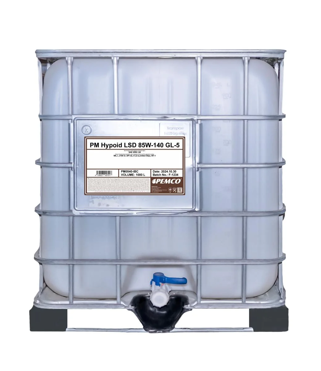 PEMCO - PM0540IBC - Hypoid LSD 85W-140 GL-5 1000 Liter