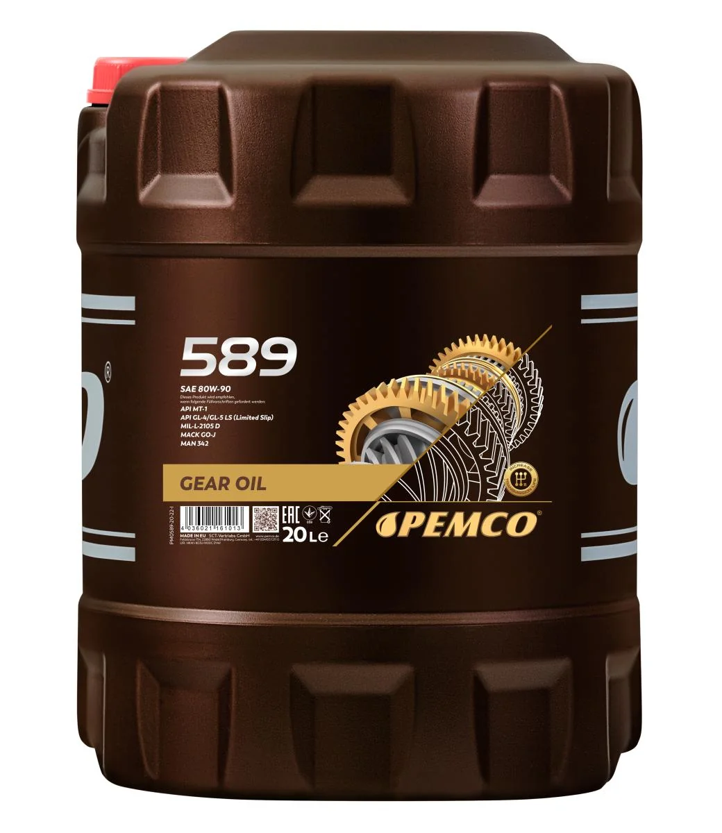 PEMCO - PM058920 - 589 80W-90 GL-5 20 Liter