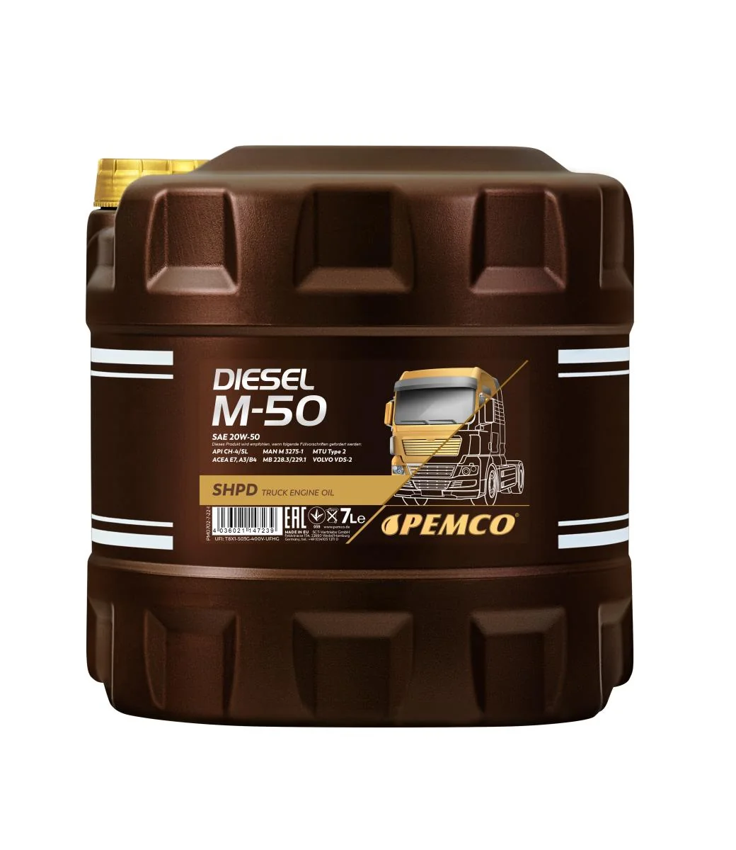 PEMCO - PM07027 - Diesel M-50 SHPD 20W-50 7L