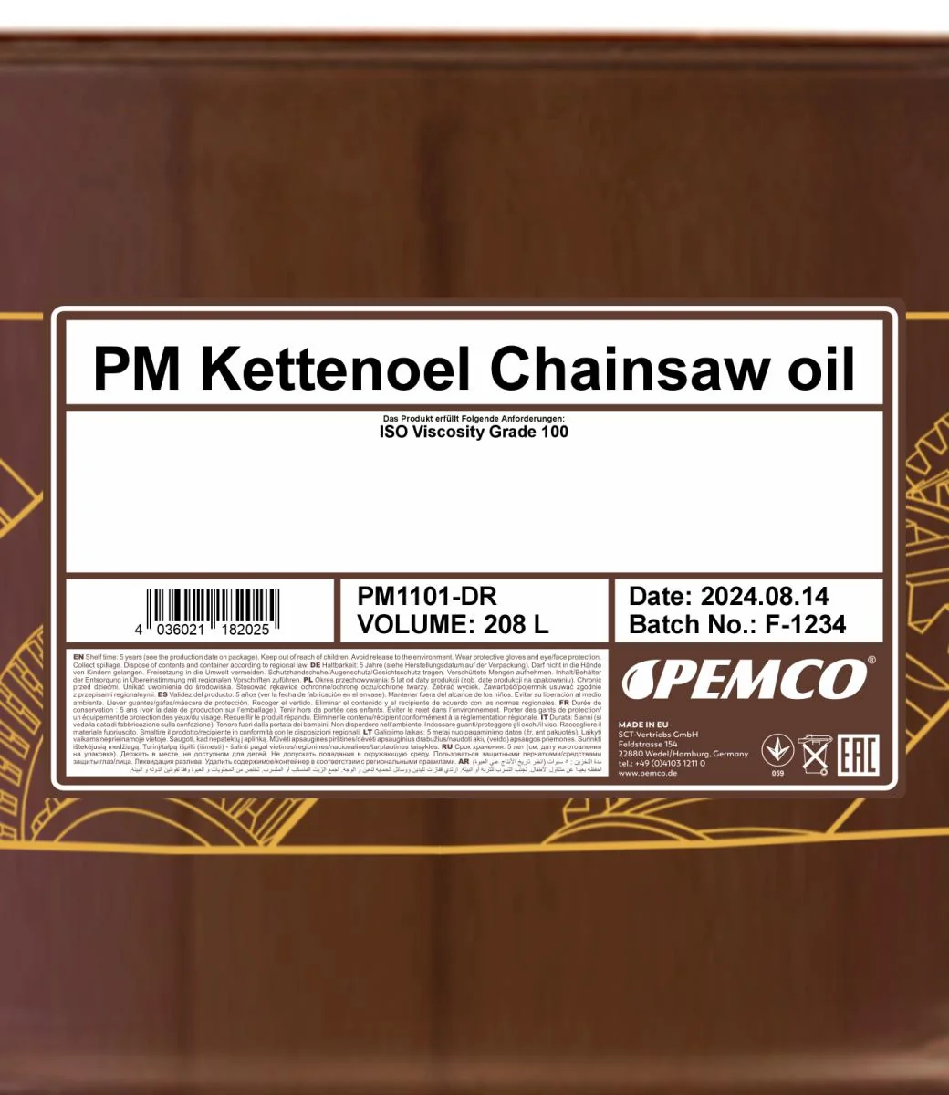 PEMCO - PM1101DR - Kettenoel 208L