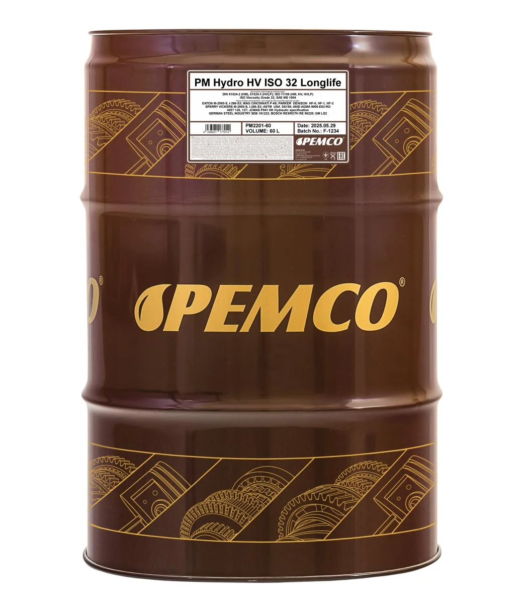 PEMCO - PM220160 - Hydro HV ISO 32 LONGLIFE 60L