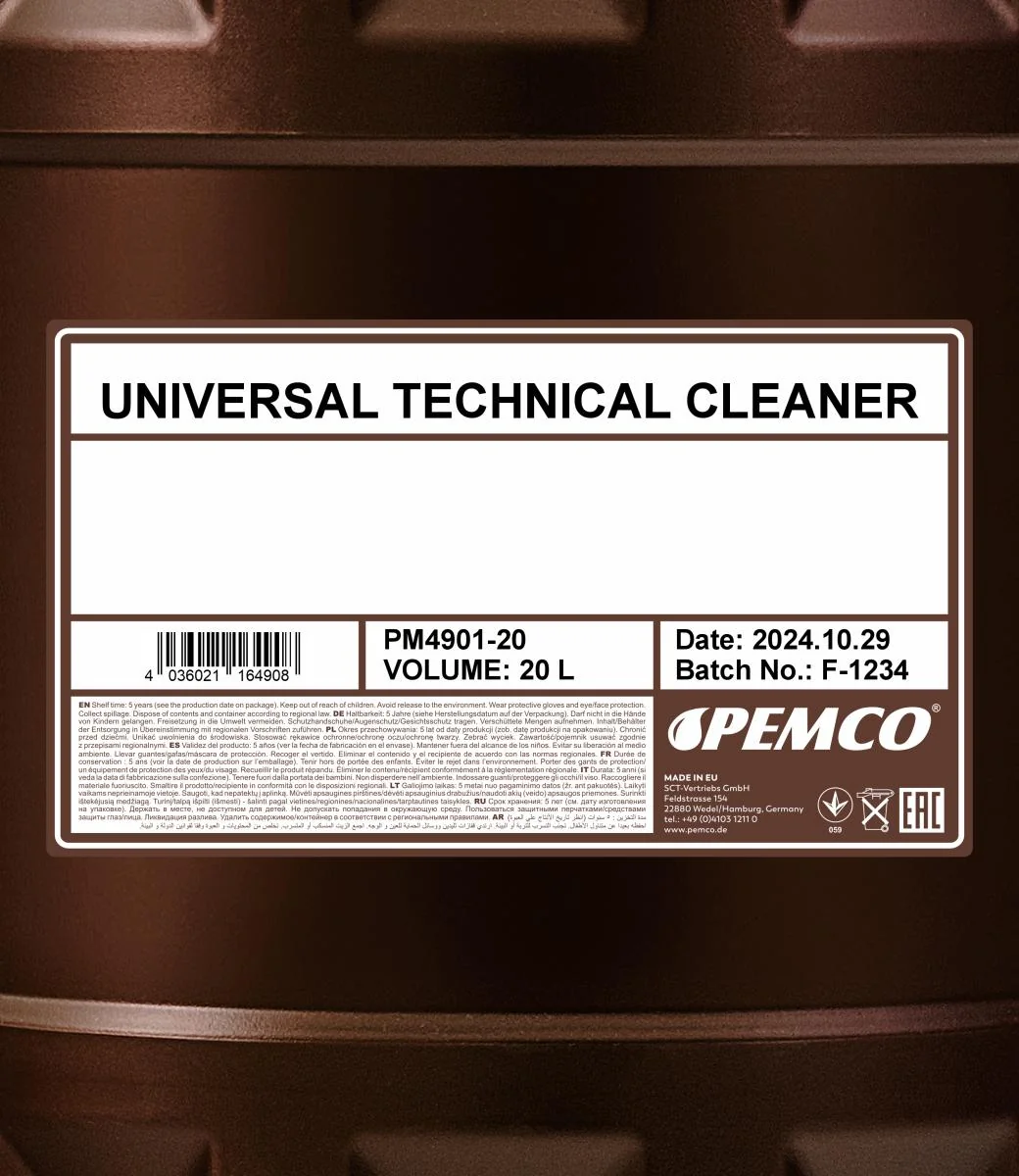 PEMCO - PM490120 - Universeller Technikreiniger 20L