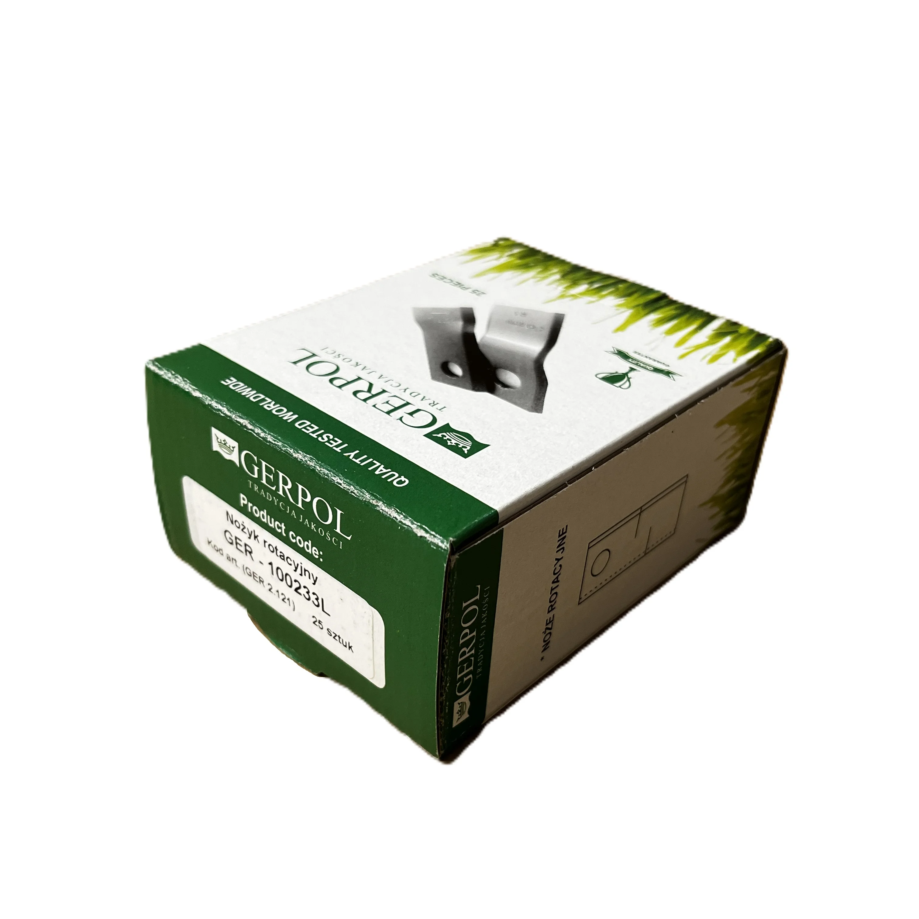 Gerpol - 100233 - Mähklinge links - Packung mit 25 Stück