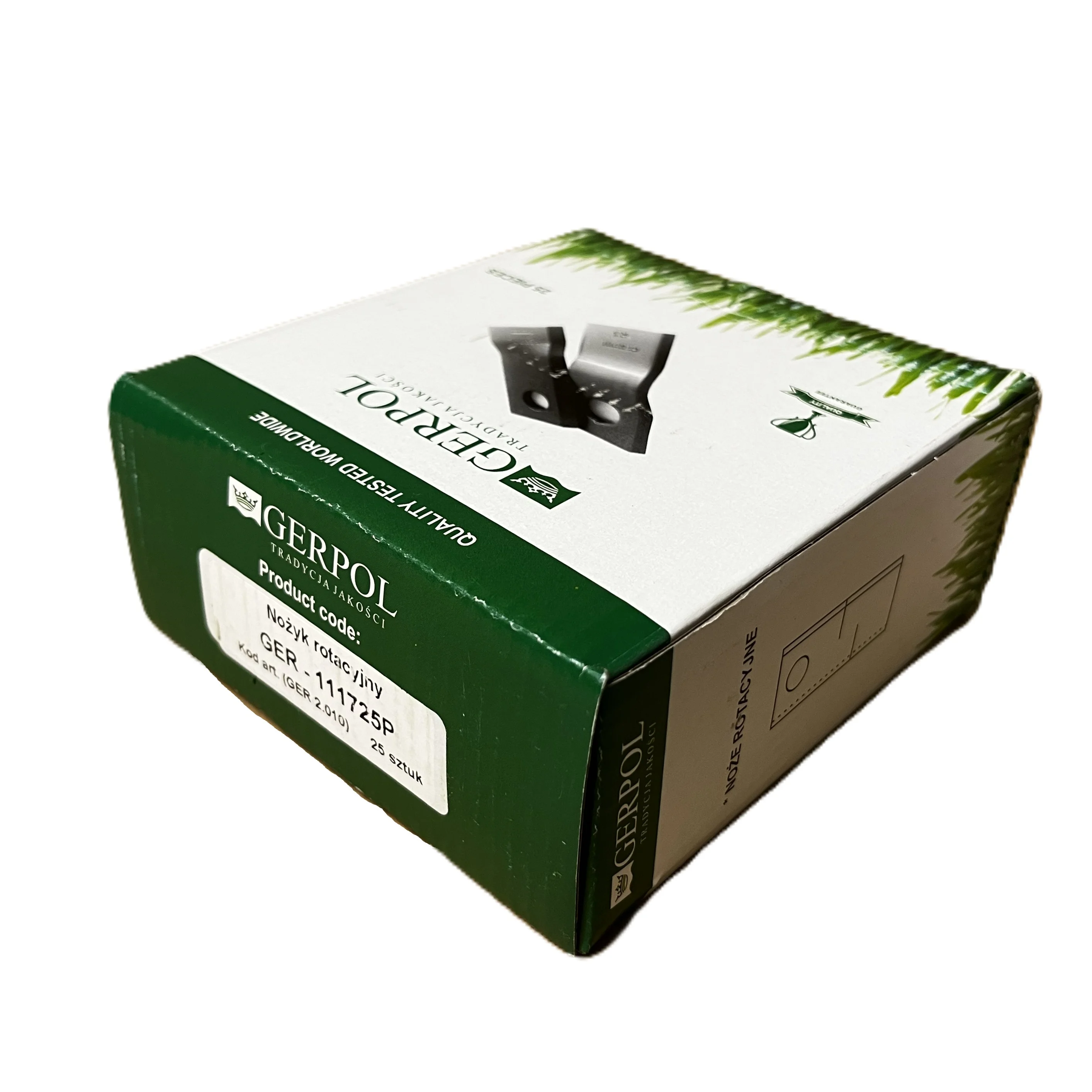 Gerpol - 111725 - Mähklinge rechts - Packung mit 25 Stück
